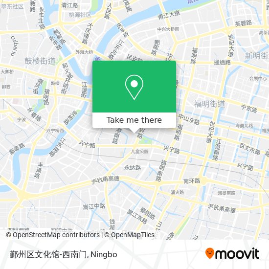 鄞州区文化馆-西南门 map