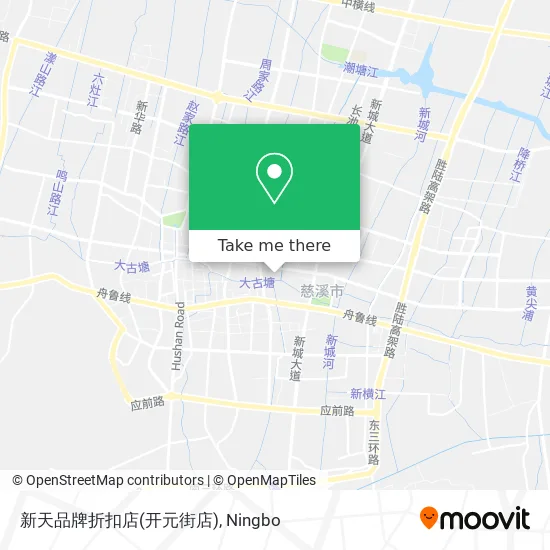 新天品牌折扣店(开元街店) map