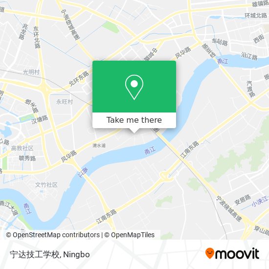 宁达技工学校 map