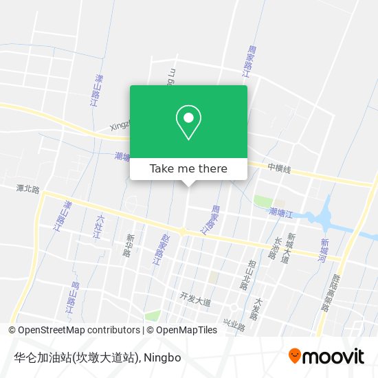 华仑加油站(坎墩大道站) map