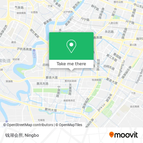 钱湖会所 map