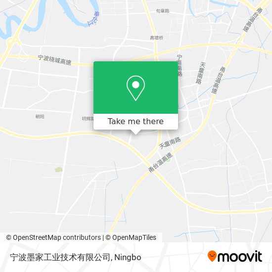 宁波墨家工业技术有限公司 map