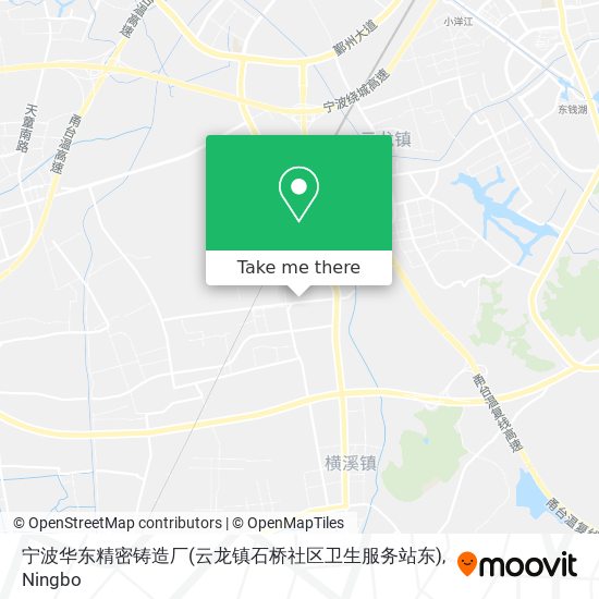 宁波华东精密铸造厂(云龙镇石桥社区卫生服务站东) map