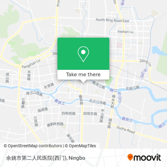余姚市第二人民医院(西门) map