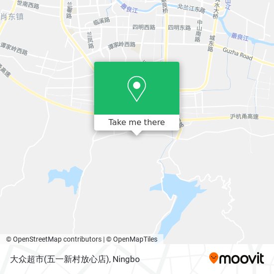 大众超市(五一新村放心店) map