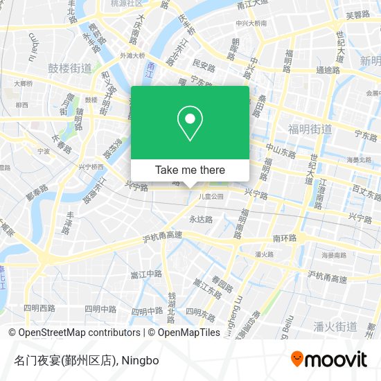 名门夜宴(鄞州区店) map
