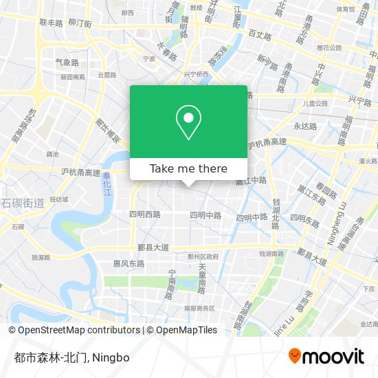 都市森林-北门 map