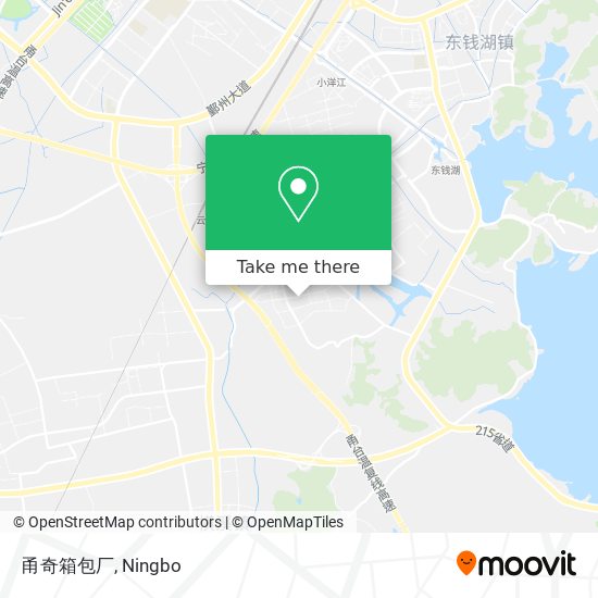 甬奇箱包厂 map