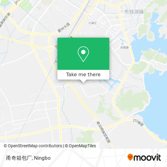 甬奇箱包厂 map