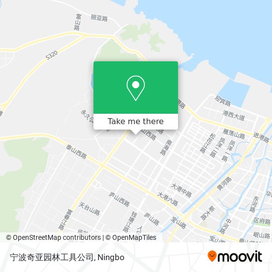 宁波奇亚园林工具公司 map