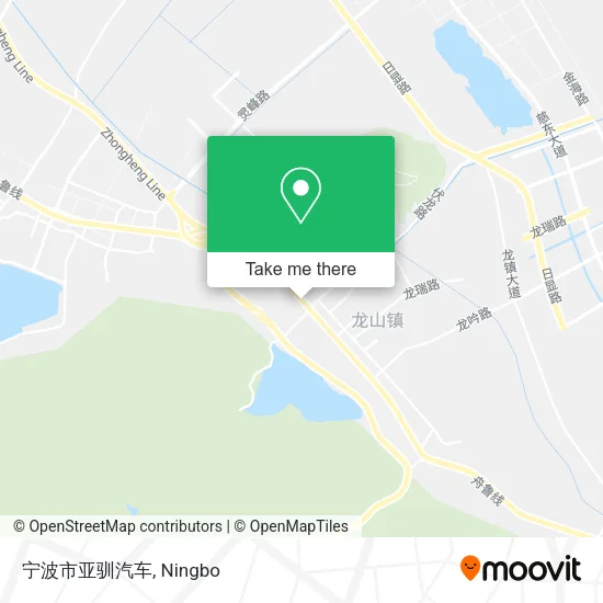 宁波市亚驯汽车 map