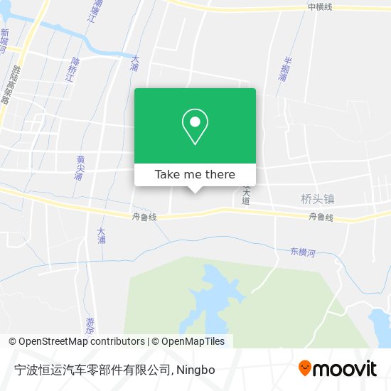宁波恒运汽车零部件有限公司 map