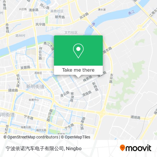 宁波依诺汽车电子有限公司 map