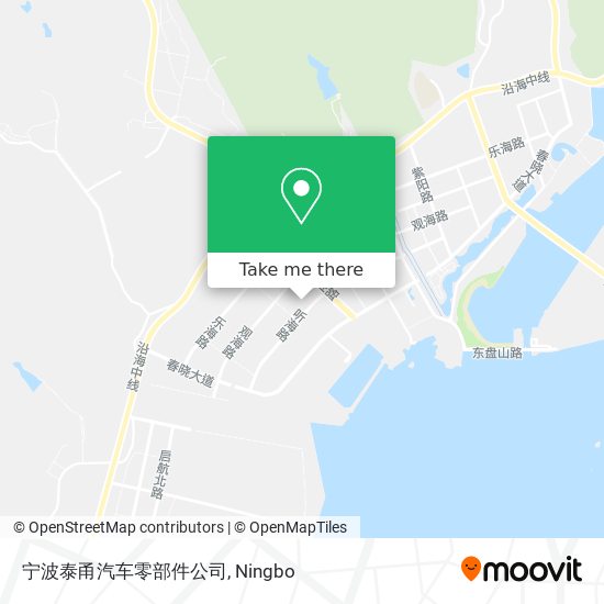 宁波泰甬汽车零部件公司 map