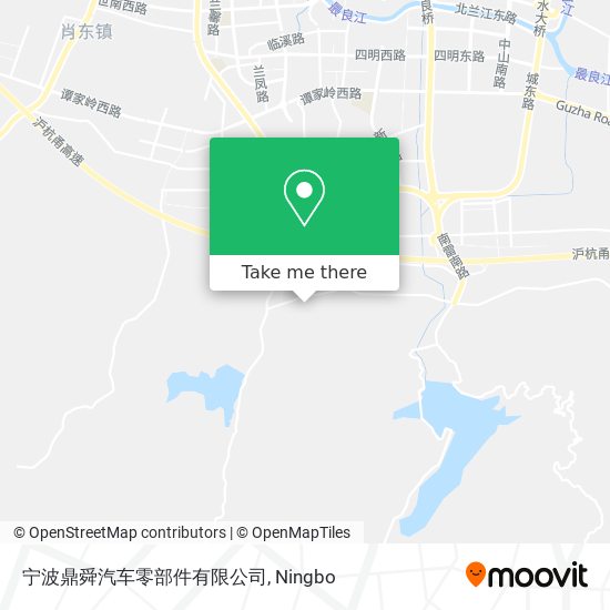 宁波鼎舜汽车零部件有限公司 map
