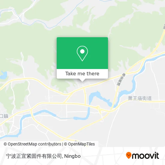 宁波正宜紧固件有限公司 map