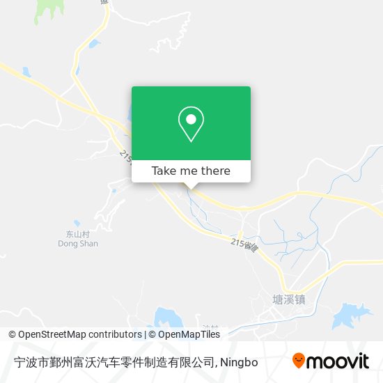 宁波市鄞州富沃汽车零件制造有限公司 map