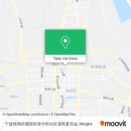 宁波镇海区骆驼街道中街社区居民委员会 map