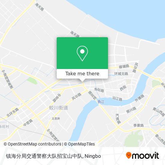 镇海分局交通警察大队招宝山中队 map