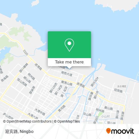 迎宾路 map