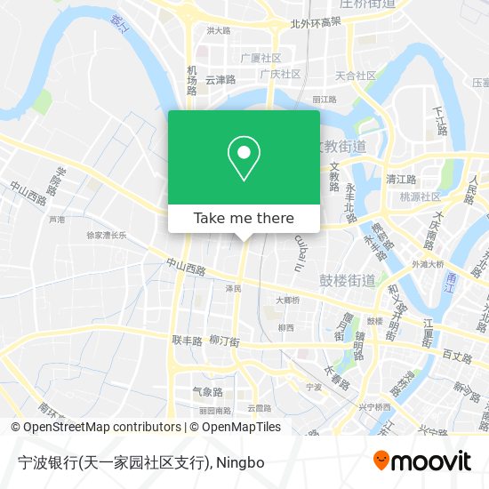 宁波银行(天一家园社区支行) map