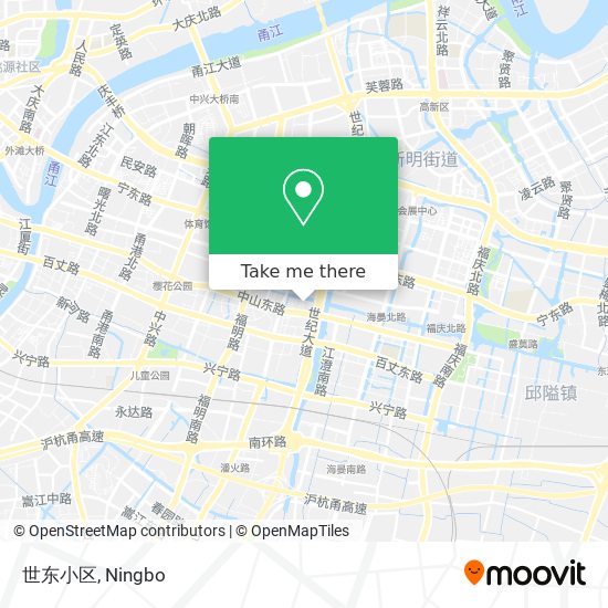 世东小区 map