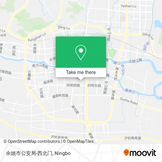 余姚市公安局-西北门 map