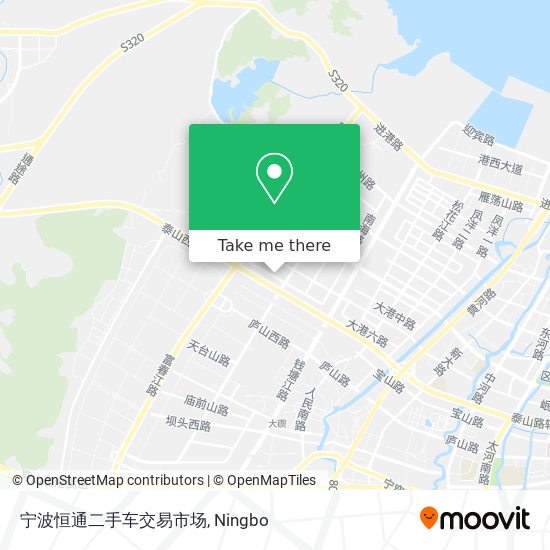宁波恒通二手车交易市场 map