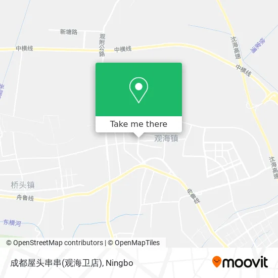 成都屋头串串(观海卫店) map
