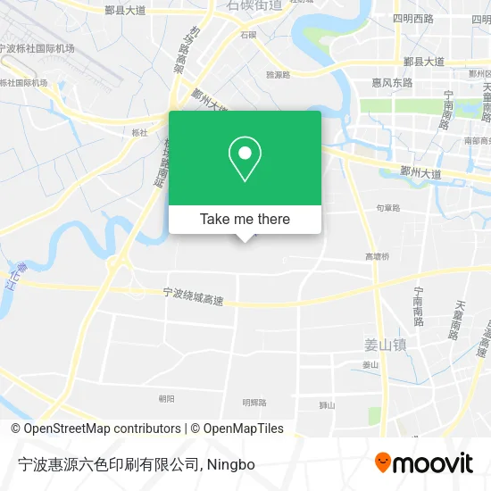 宁波惠源六色印刷有限公司 map
