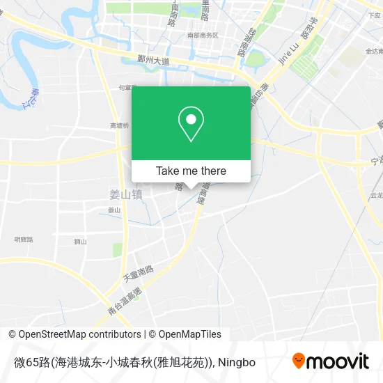 微65路(海港城东-小城春秋(雅旭花苑)) map