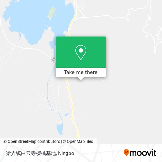 梁弄镇白云寺樱桃基地 map