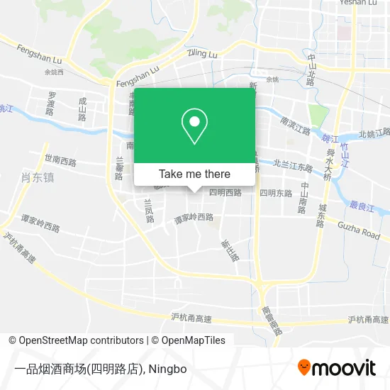 一品烟酒商场(四明路店) map
