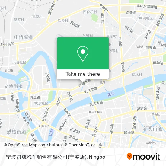 宁波祺成汽车销售有限公司(宁波店) map