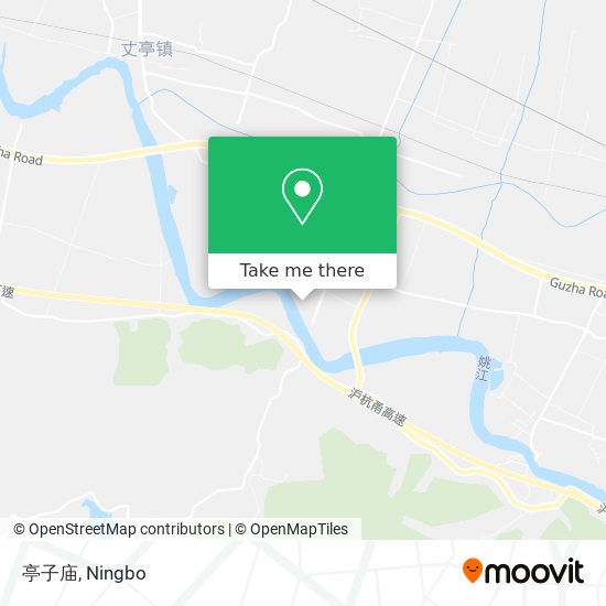 亭子庙 map