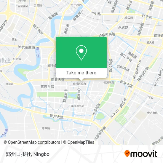 鄞州日报社 map