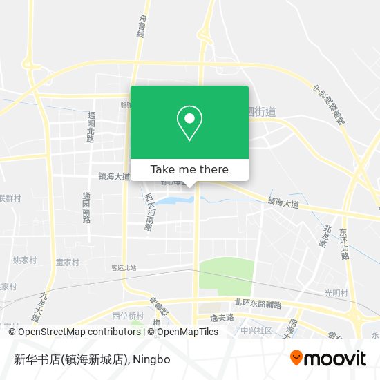 新华书店(镇海新城店) map