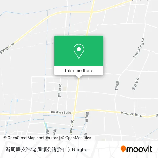 新周塘公路/老周塘公路(路口) map
