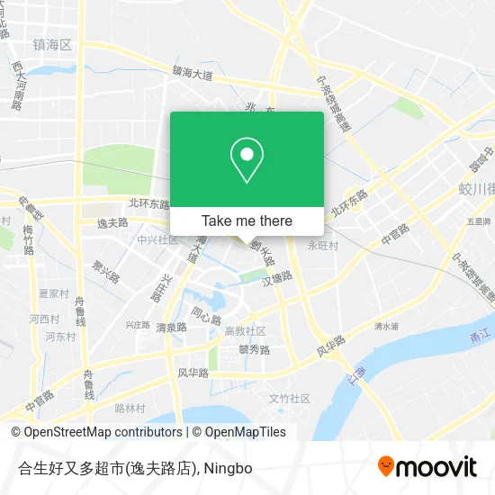 合生好又多超市(逸夫路店) map