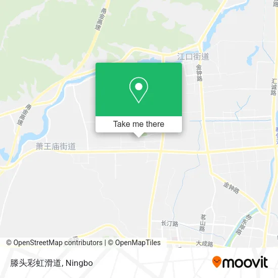 滕头彩虹滑道 map