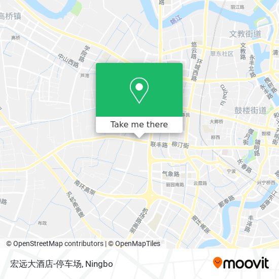 宏远大酒店-停车场 map