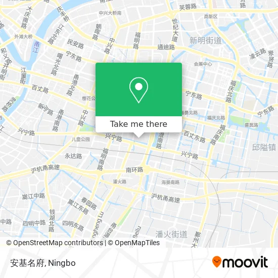 安基名府 map