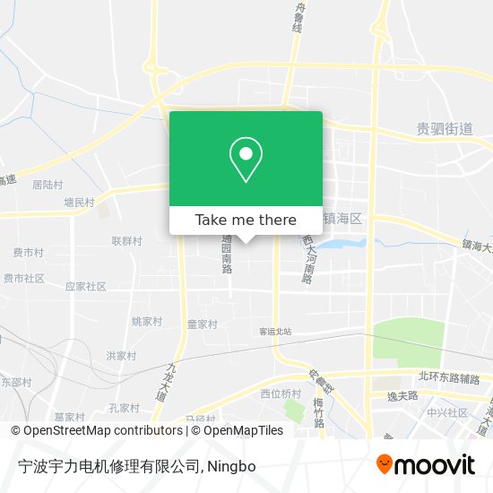宁波宇力电机修理有限公司 map