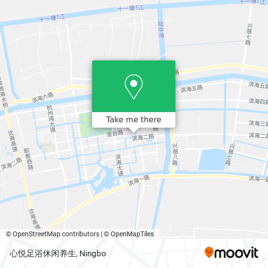 心悦足浴休闲养生 map
