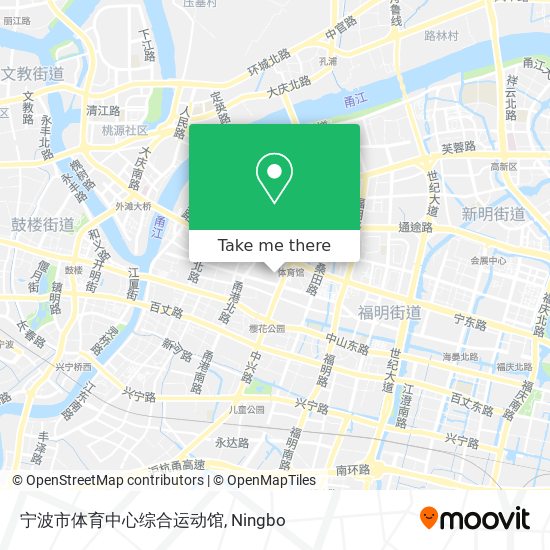 宁波市体育中心综合运动馆 map