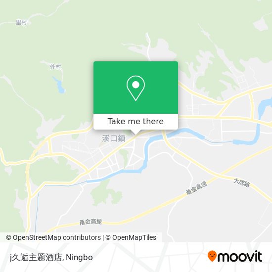 j久逅主题酒店 map