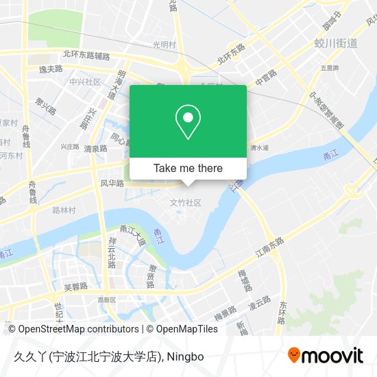 久久丫(宁波江北宁波大学店) map
