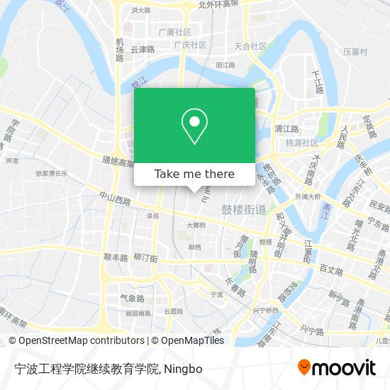 宁波工程学院继续教育学院 map