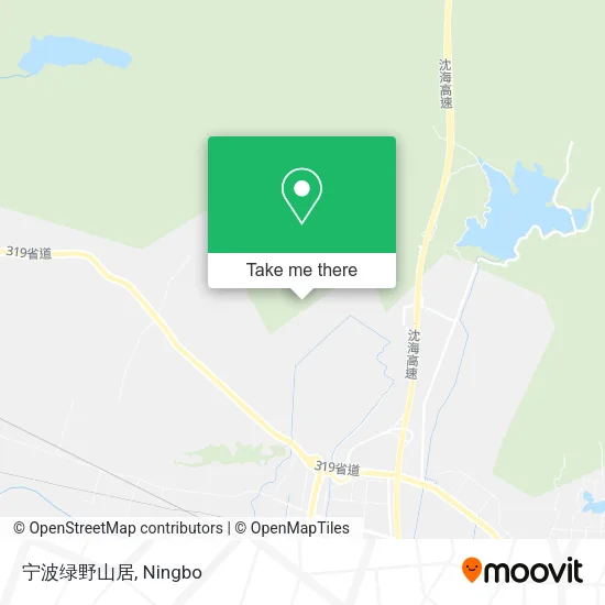 宁波绿野山居 map