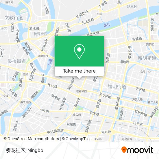 樱花社区 map